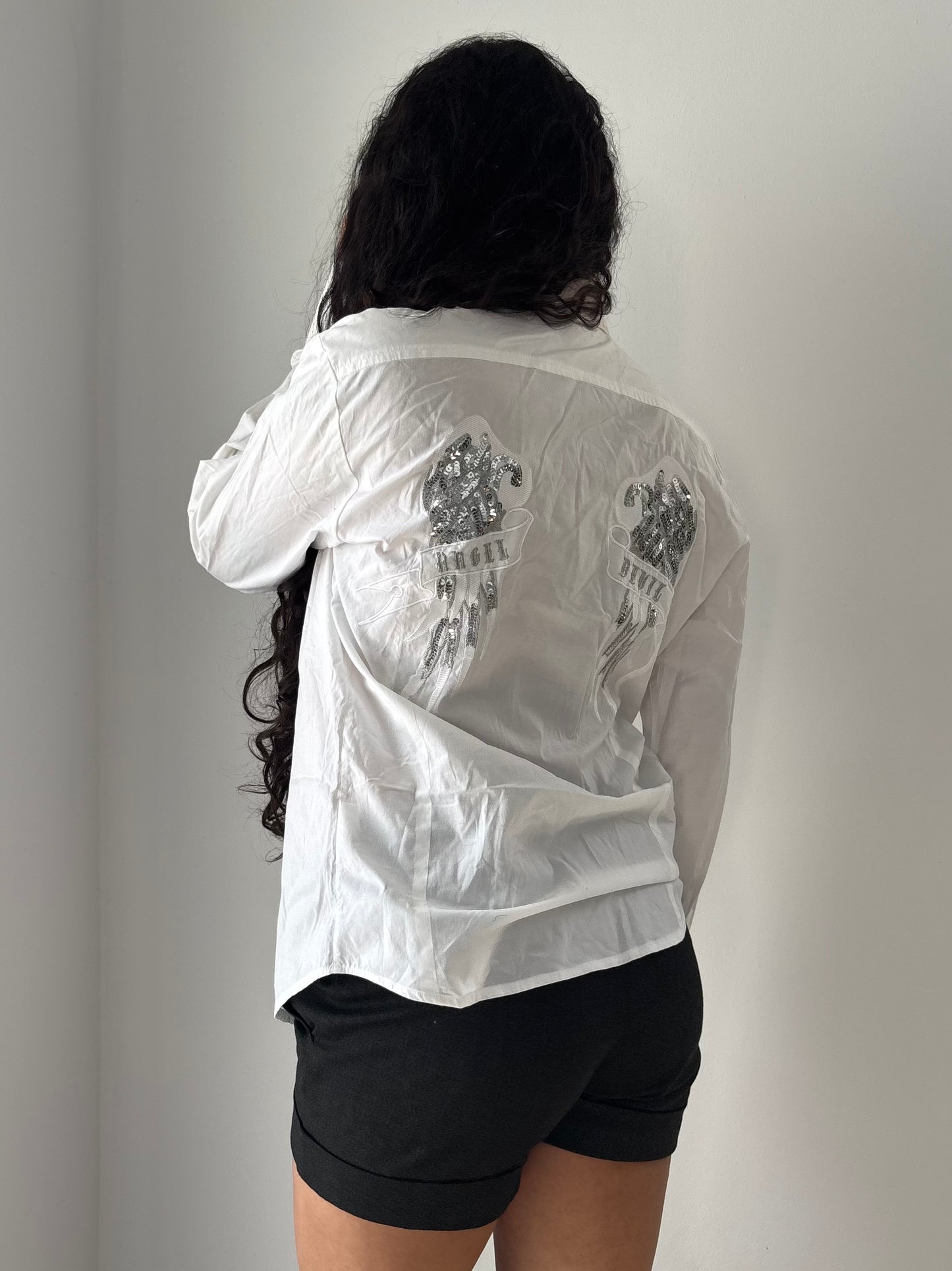 White angel wing shirt