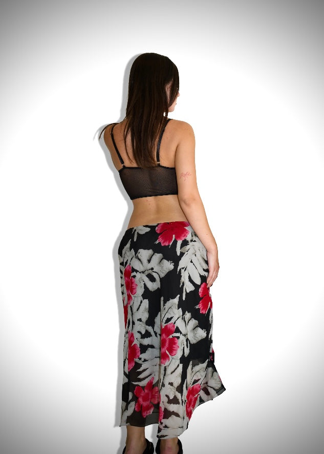 Floral maxi skirt
