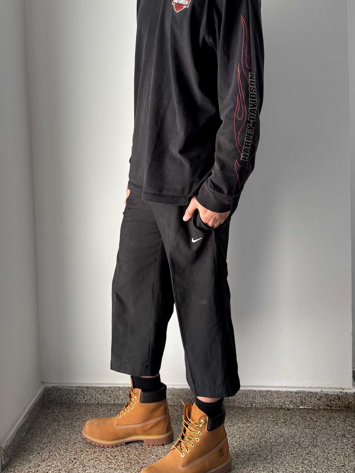 Nike black jorts