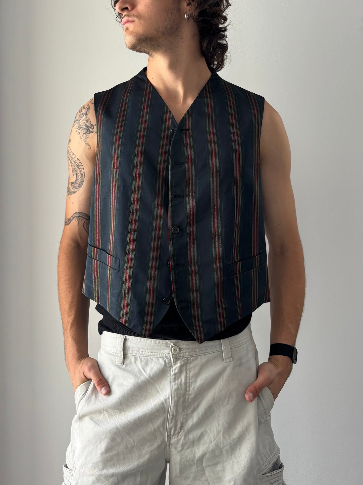Vintage striped vest