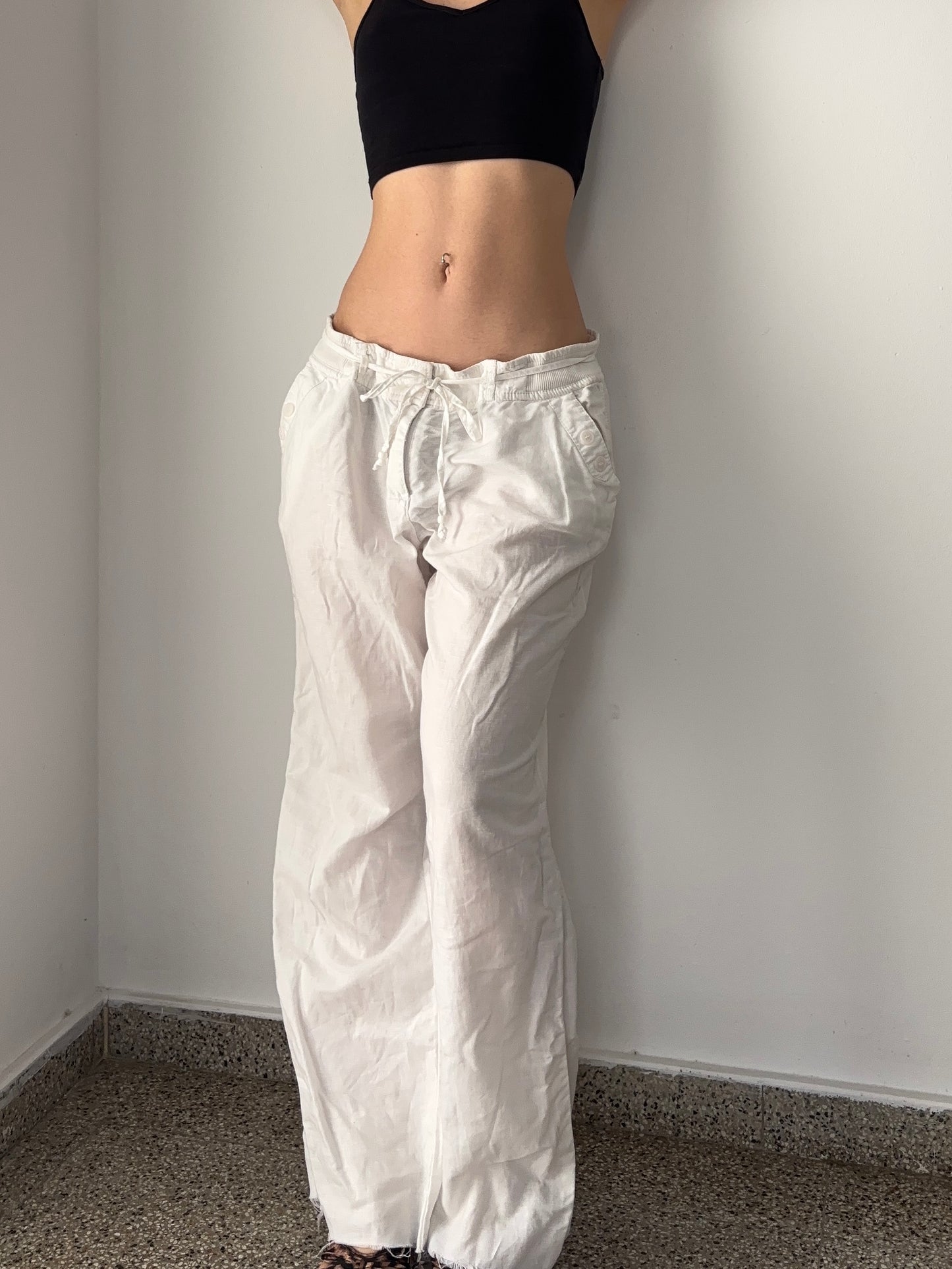 White linen s.Oliver pants