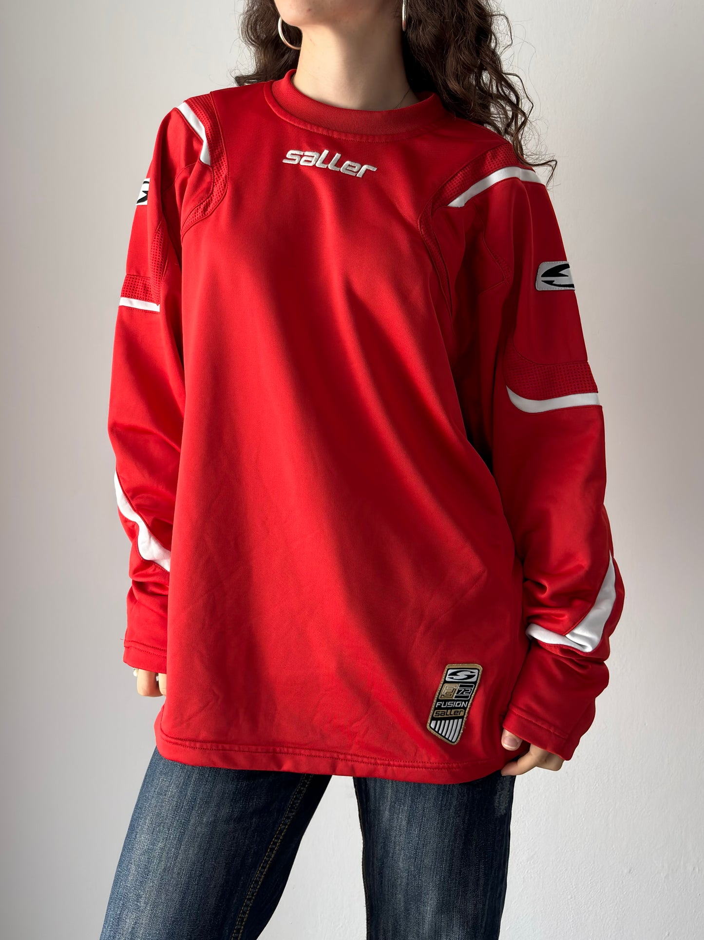 Saller red long sleeve jersey