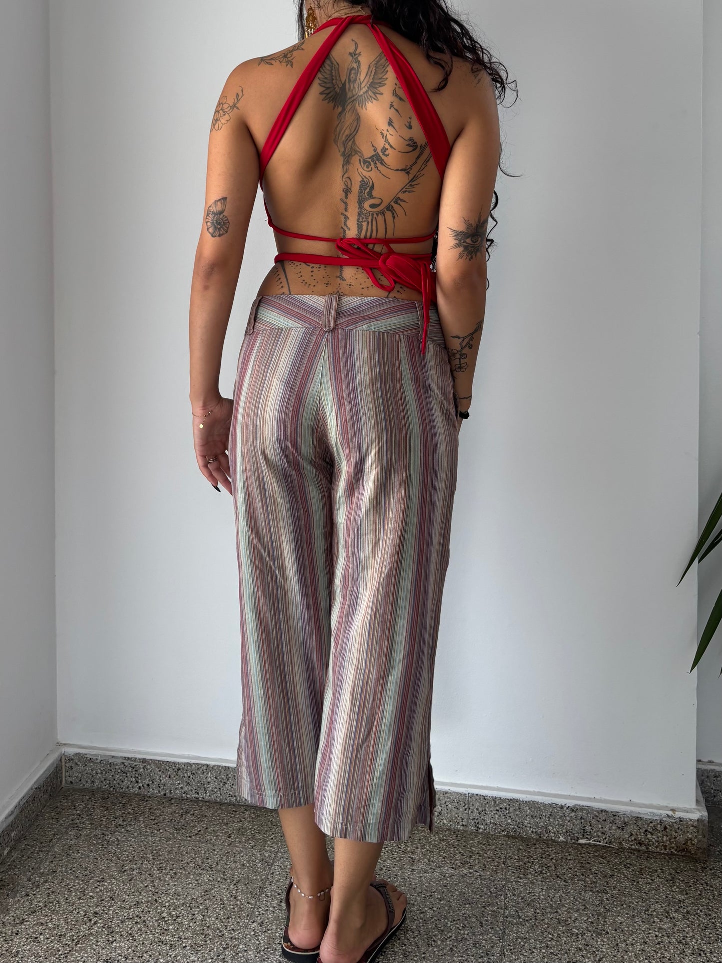 Timberland stripped capri pants