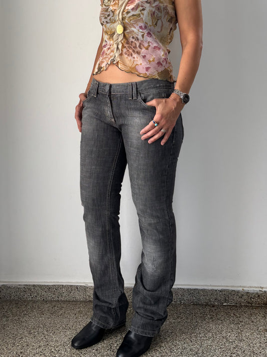 Grey low waisted jeans