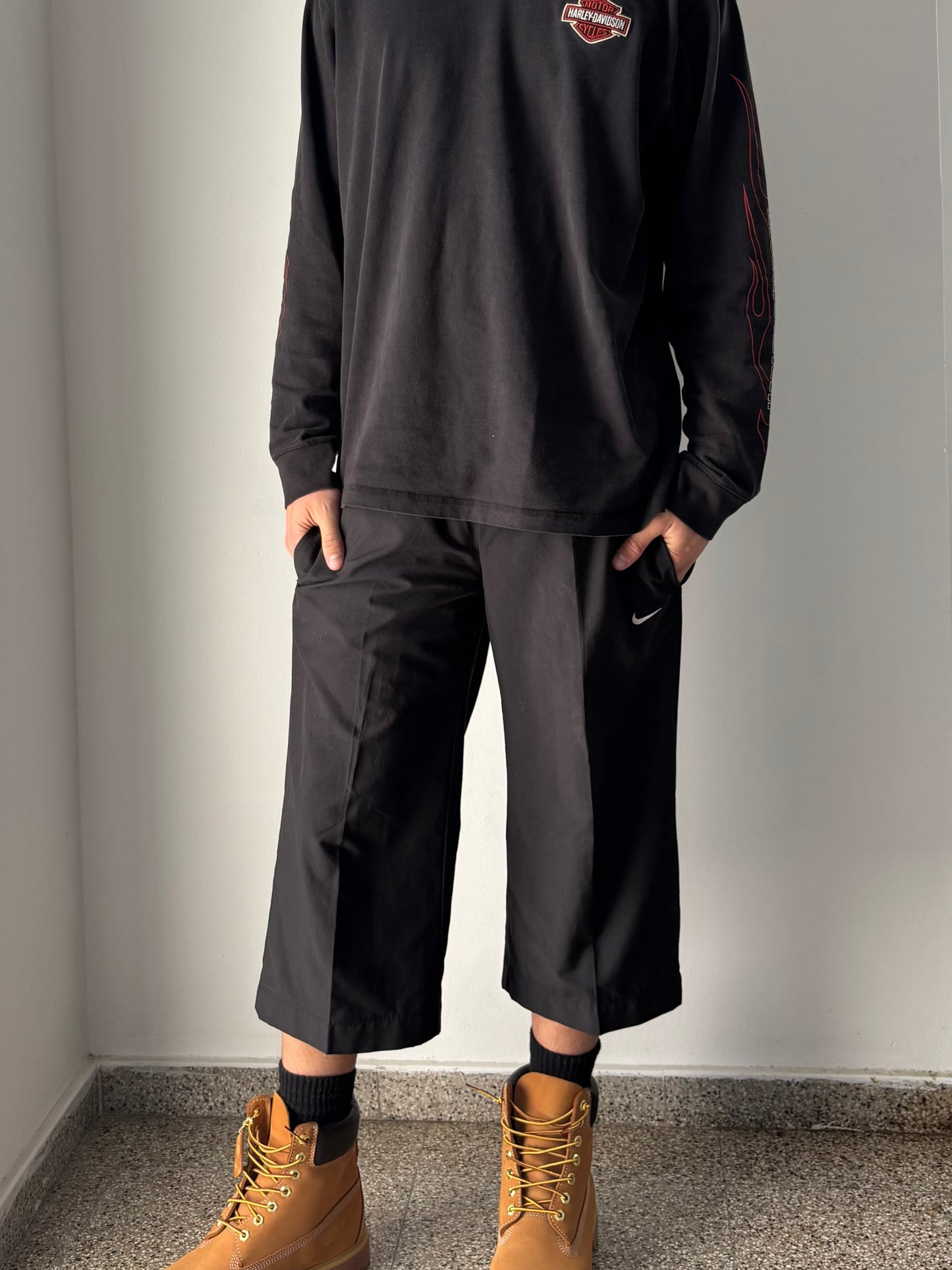 Nike black jorts