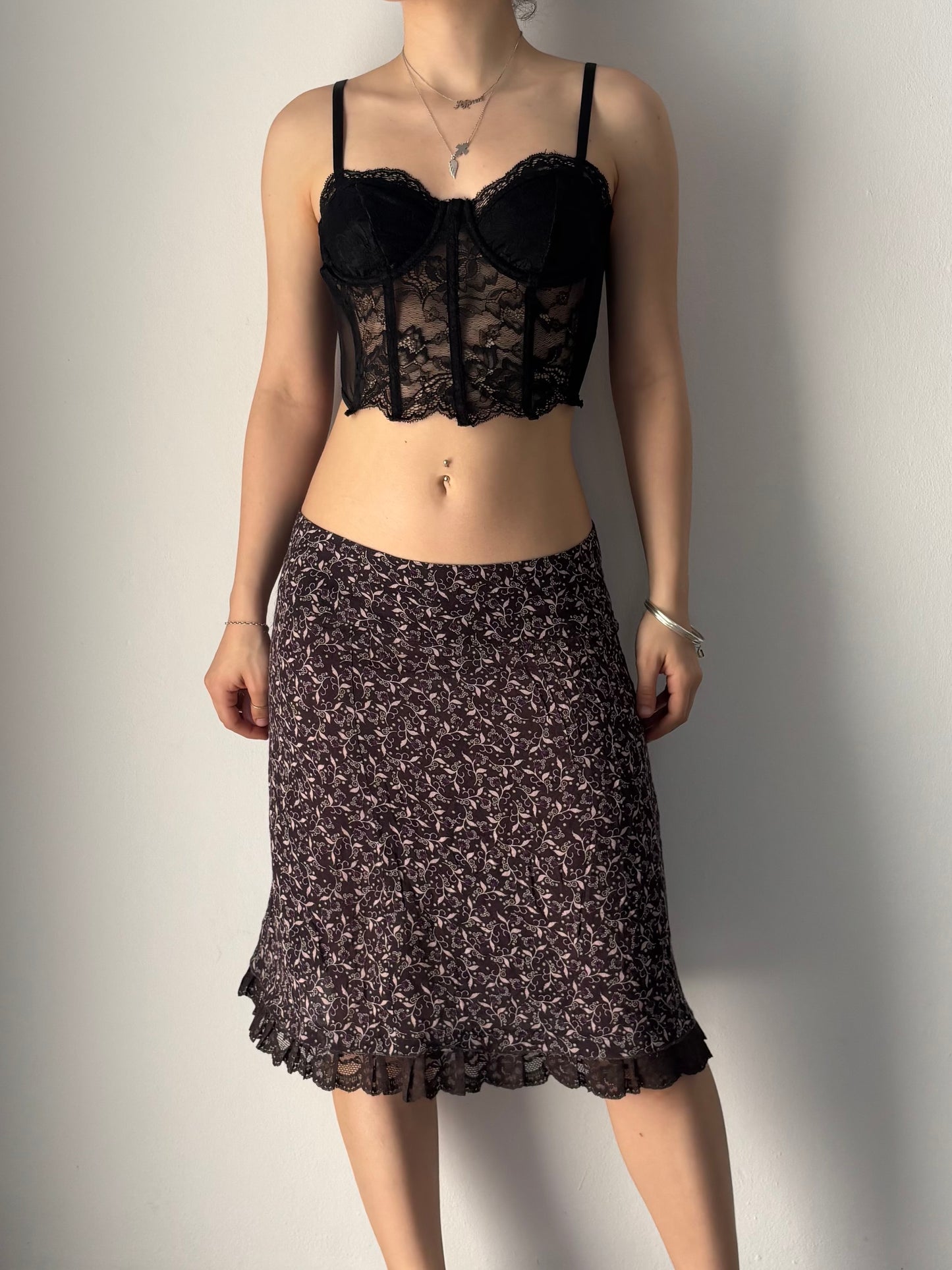 Liu Jo floral midi skirt