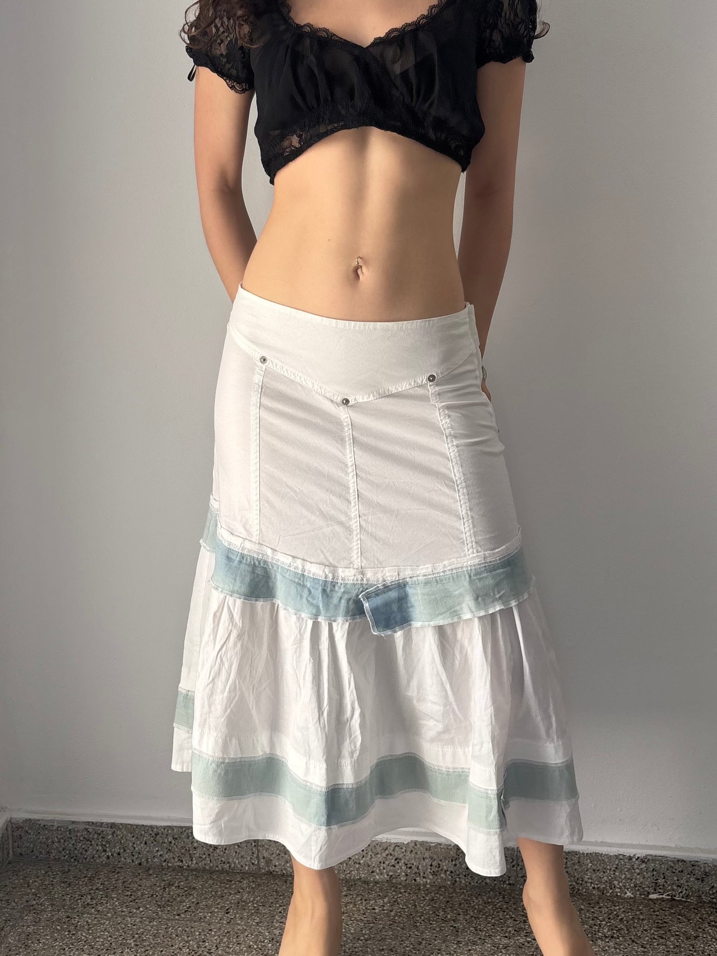 White & blue fairy skirt