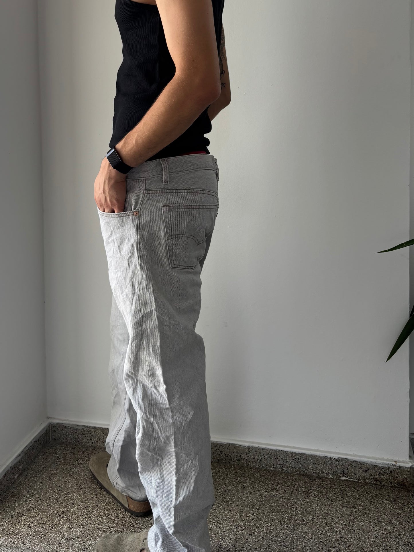 Levis 501 Grey jeans