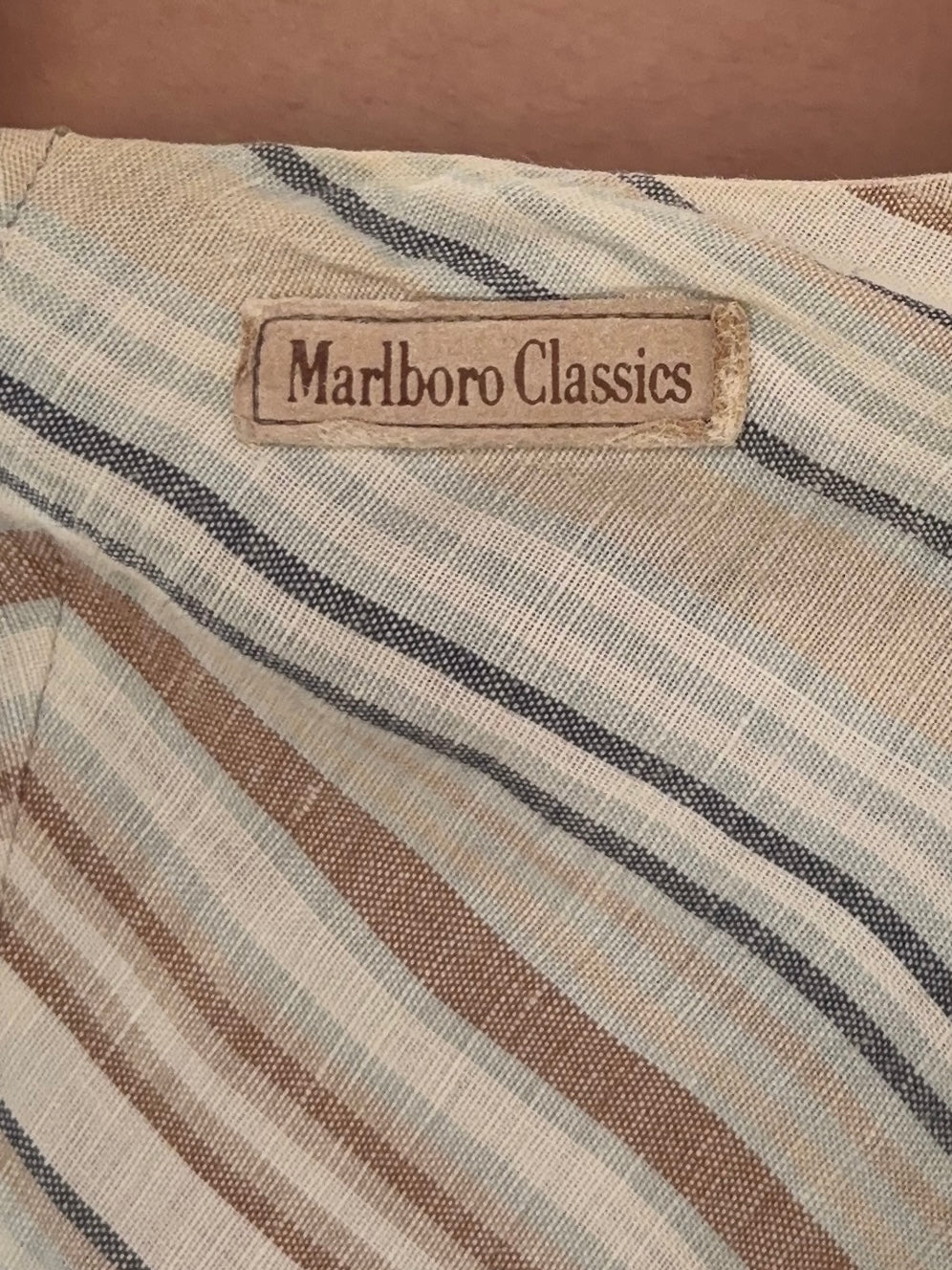 Marlboro Classics strip midi skirt