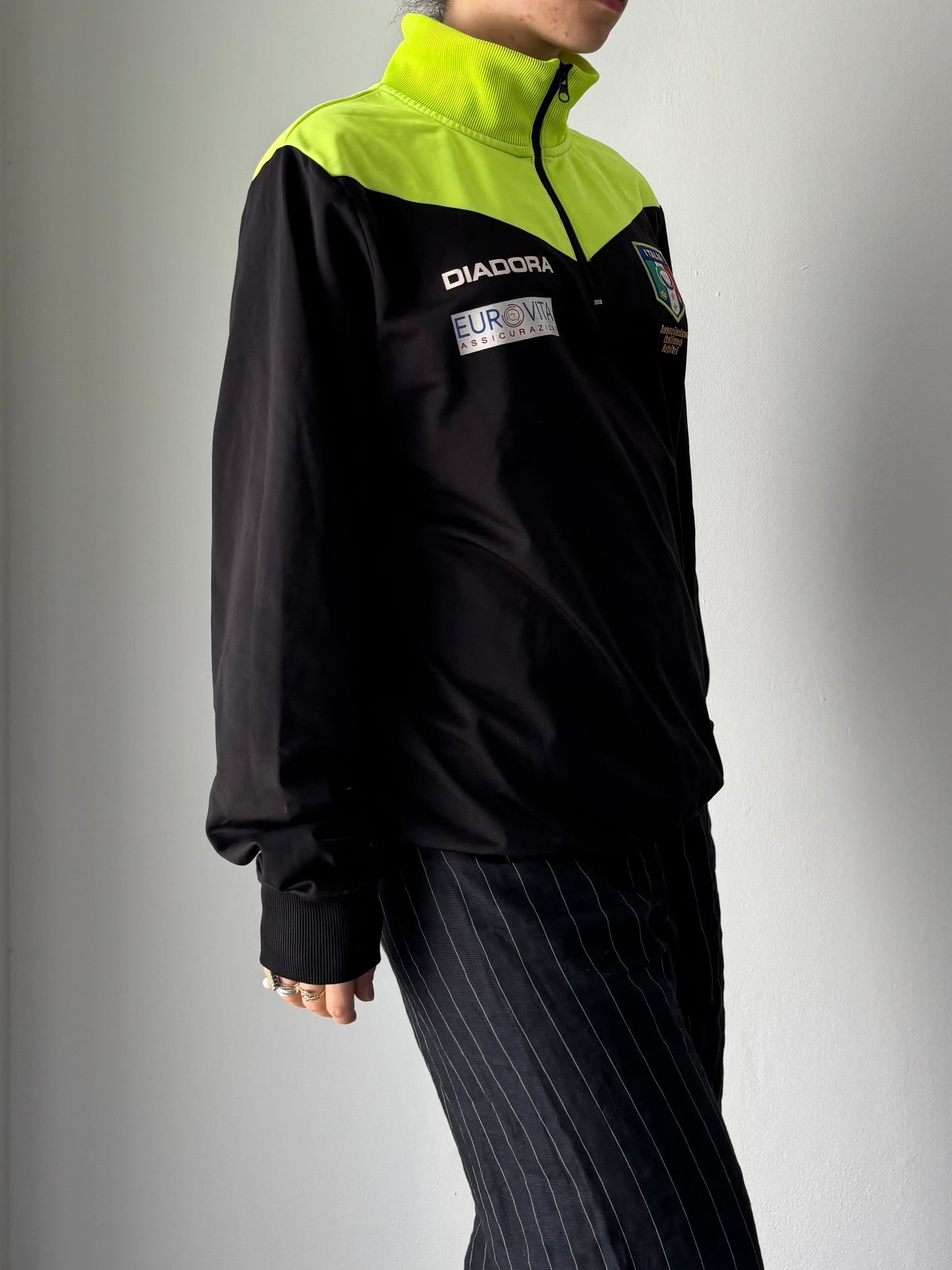 2006/2007 Diadora Italia half zip jumper