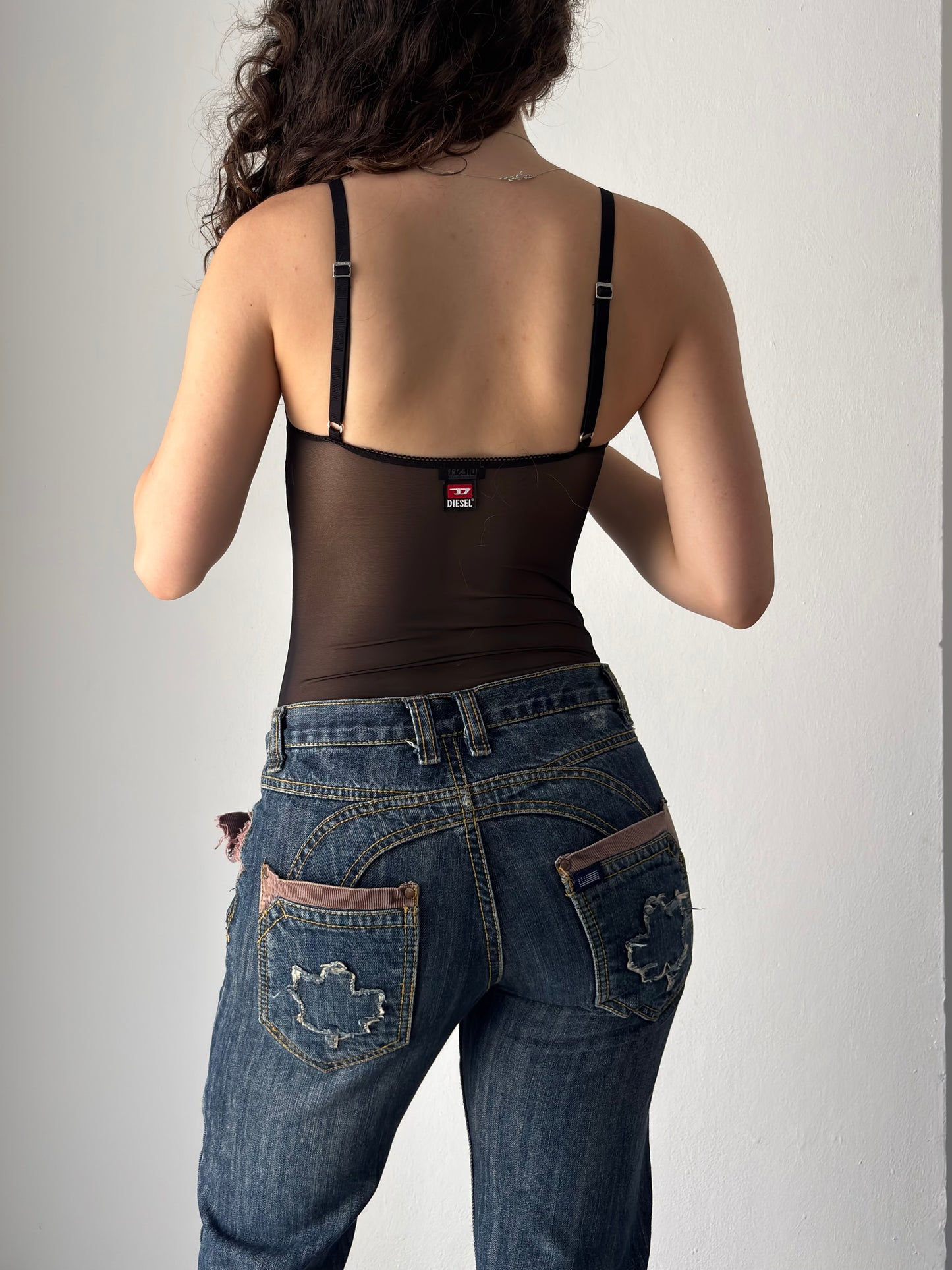 Diesel dead stock black bodysuit