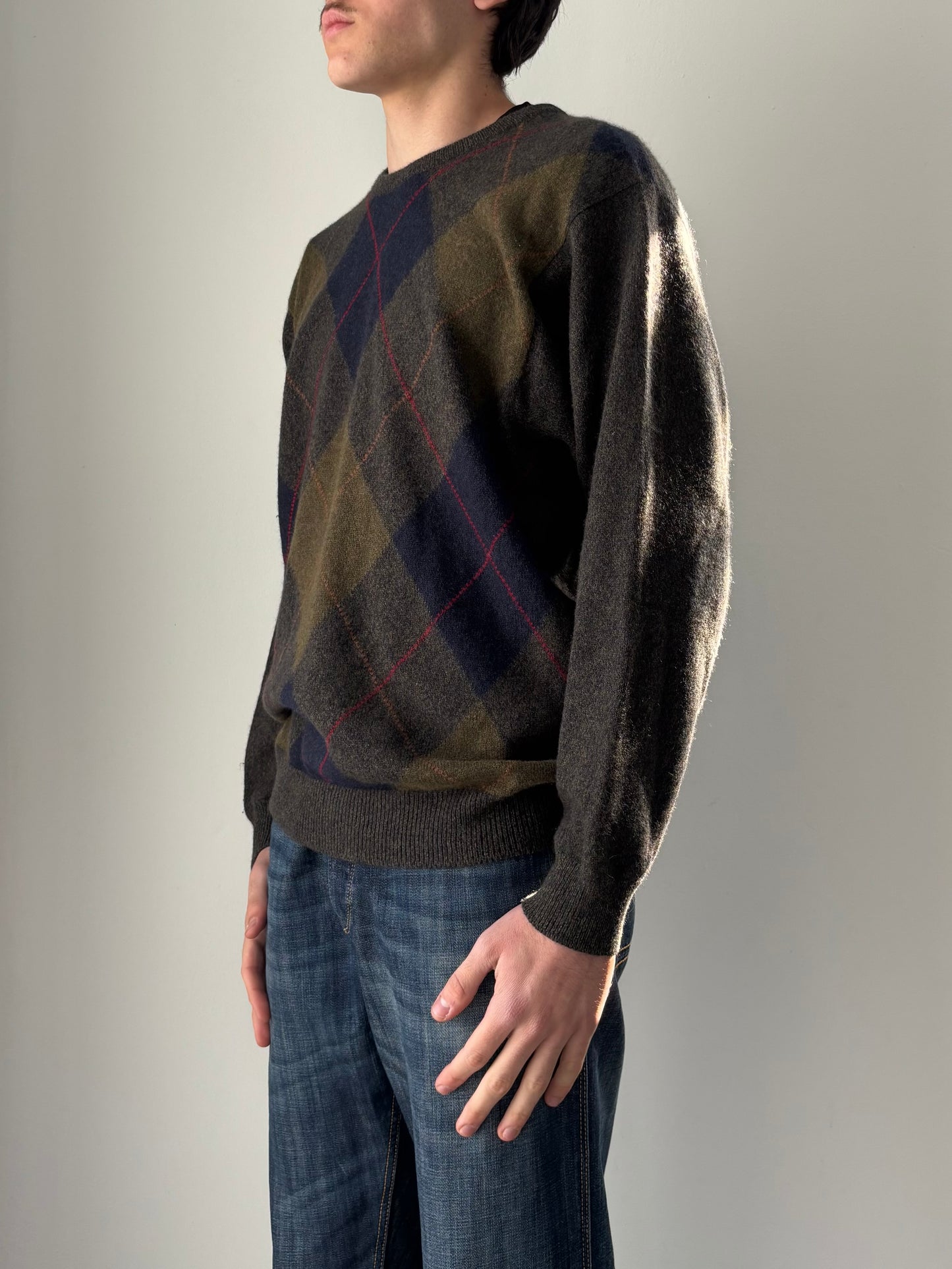 Vintage checkered sweater