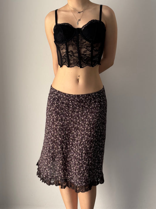 Liu Jo floral midi skirt