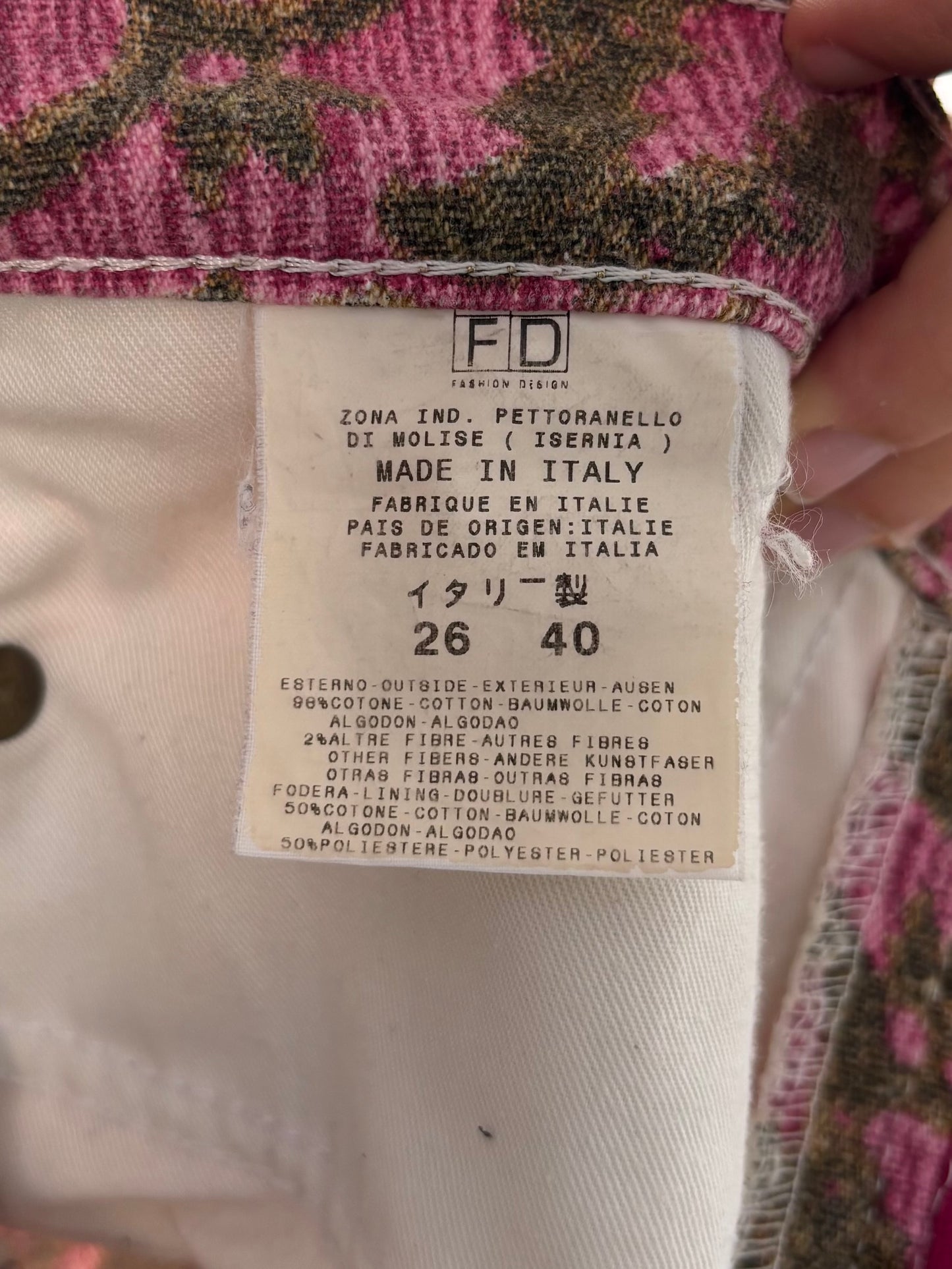 Just Cavalli 2005 floral print jeans