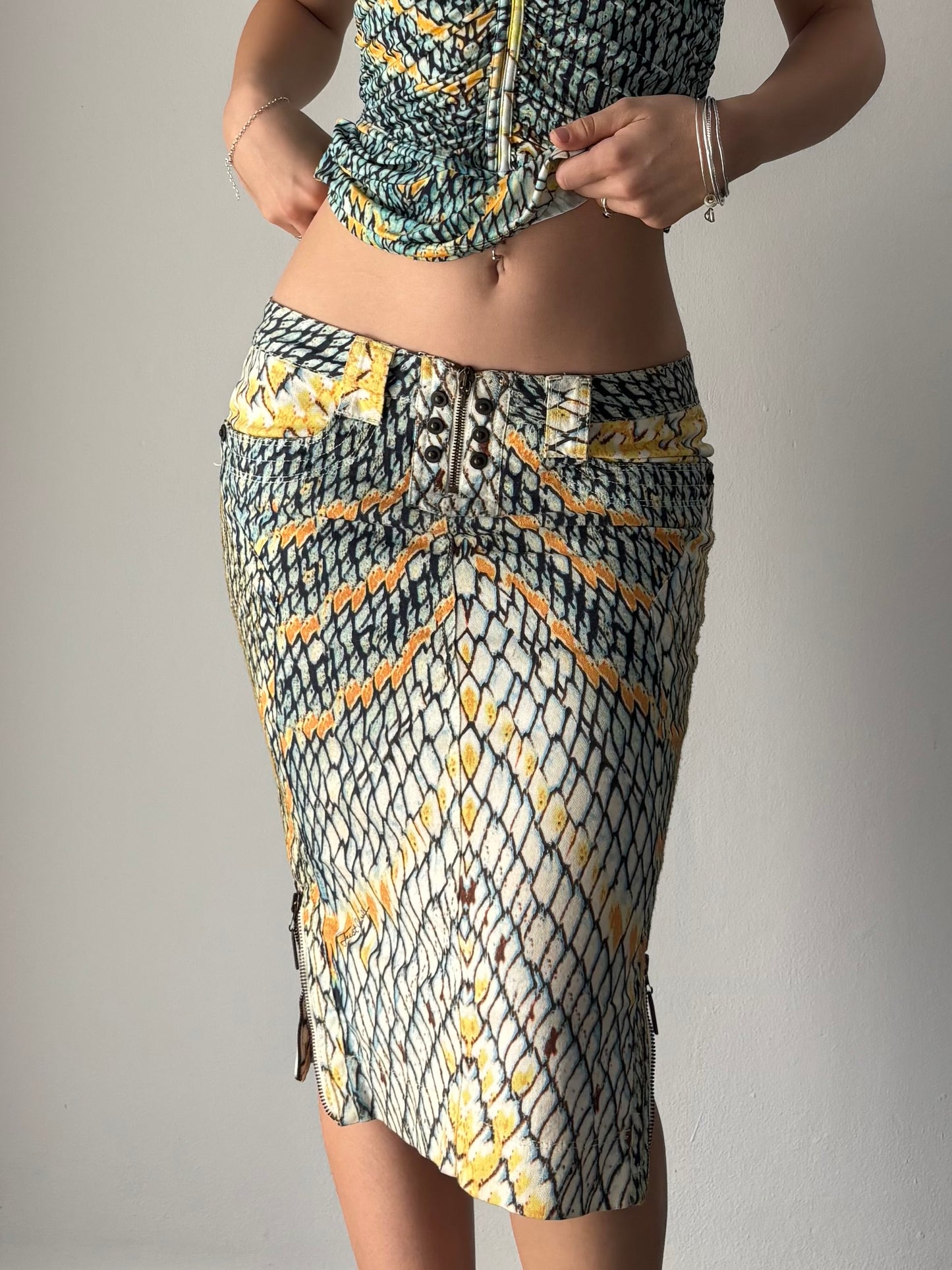 Just Cavalli snake print set