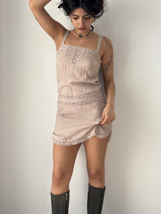 Intimissimi beige slip dress