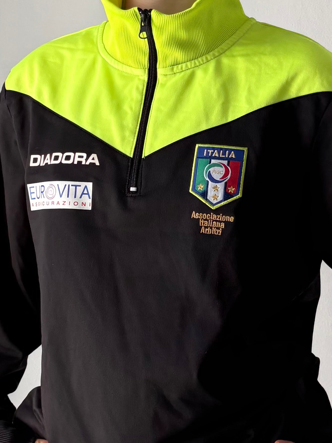 2006/2007 Diadora Italia half zip jumper