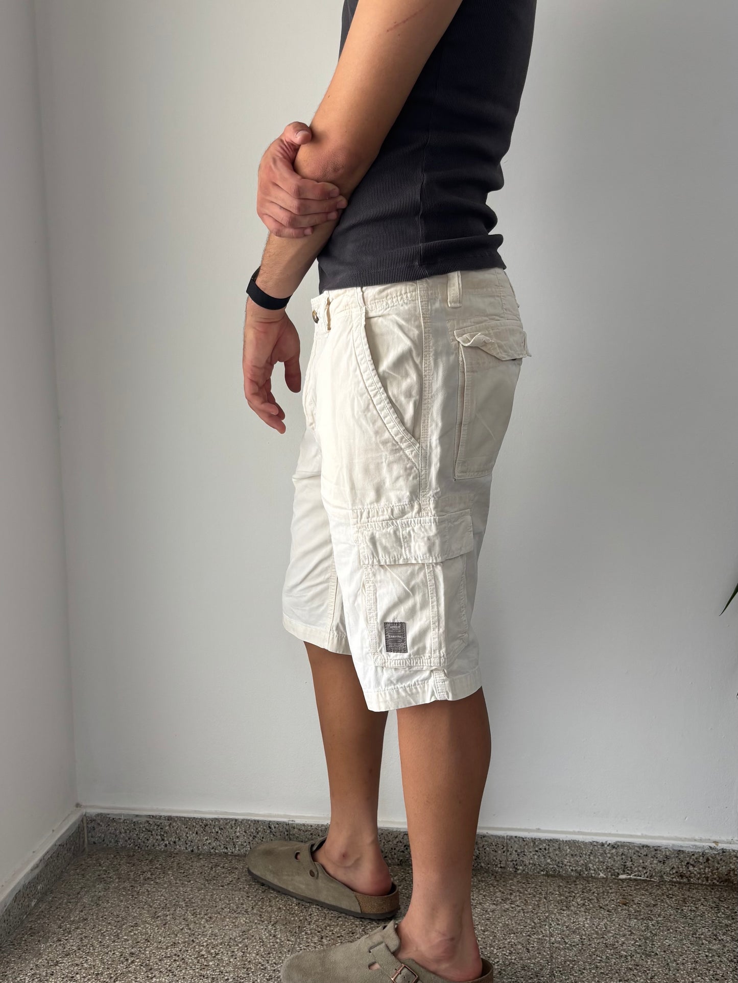 Off white Carrera cargo shorts