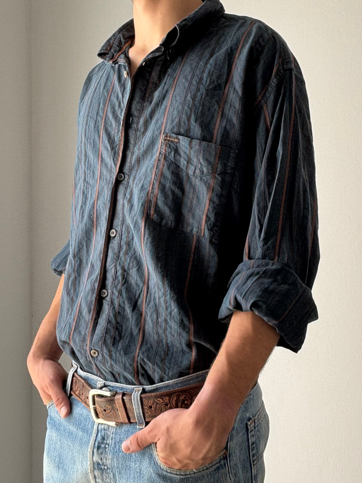 Marlboro Classics stripped shirt