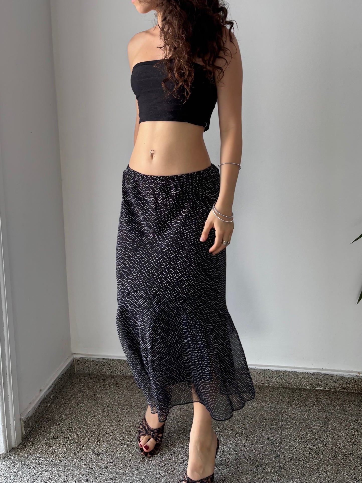 Vintage polka dot skirt