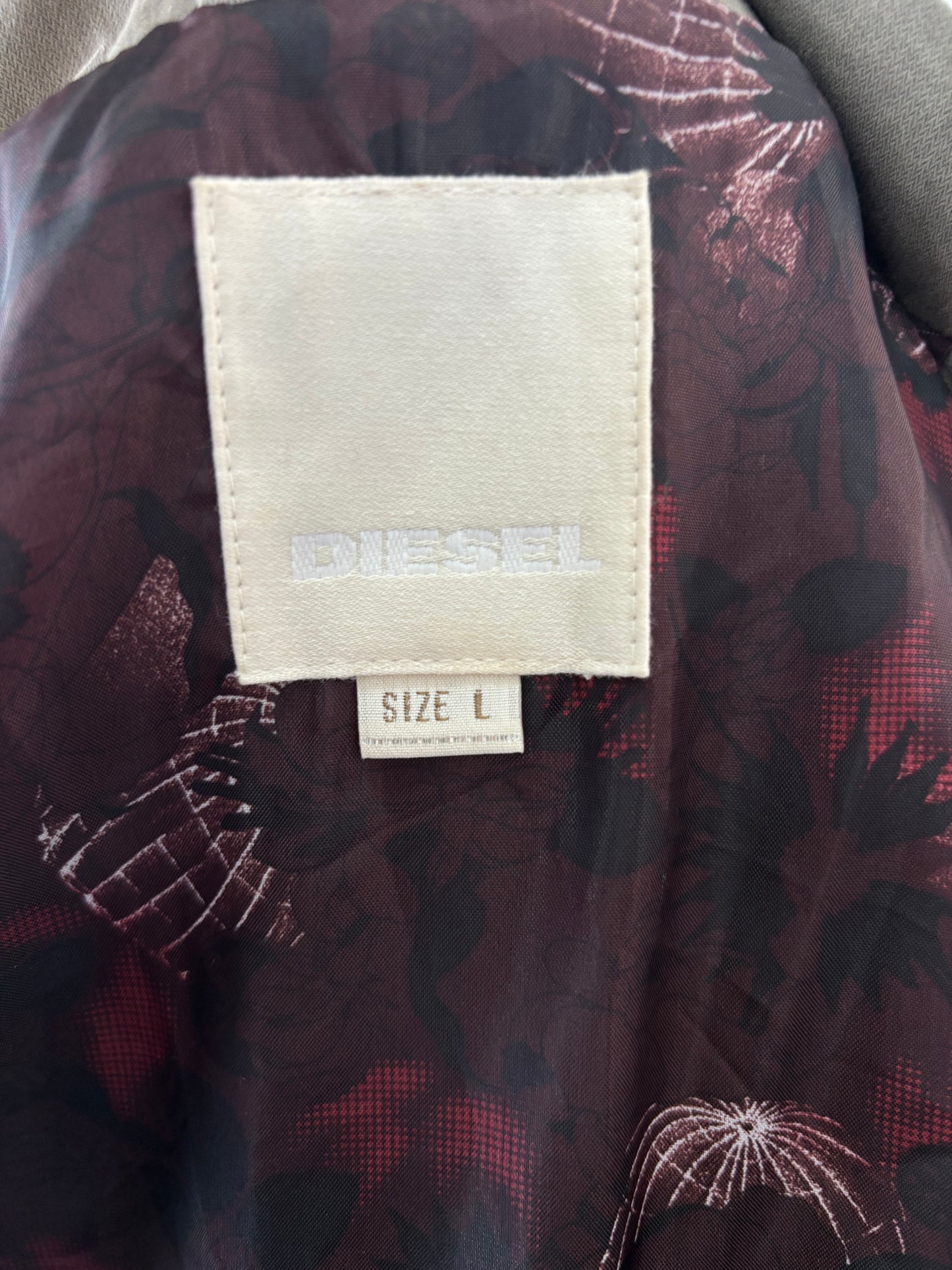 Diesel army green blazer