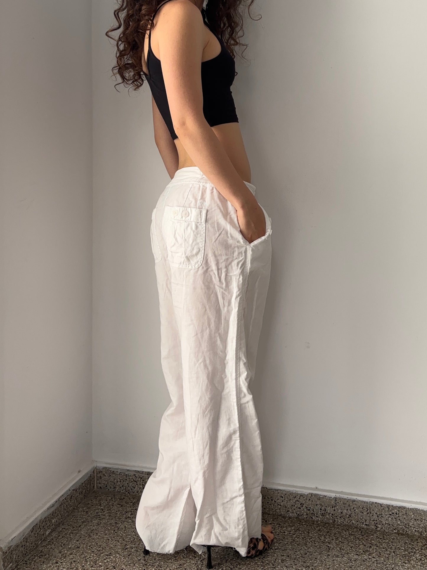 White linen s.Oliver pants