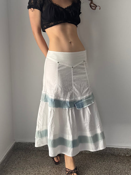 White & blue fairy skirt