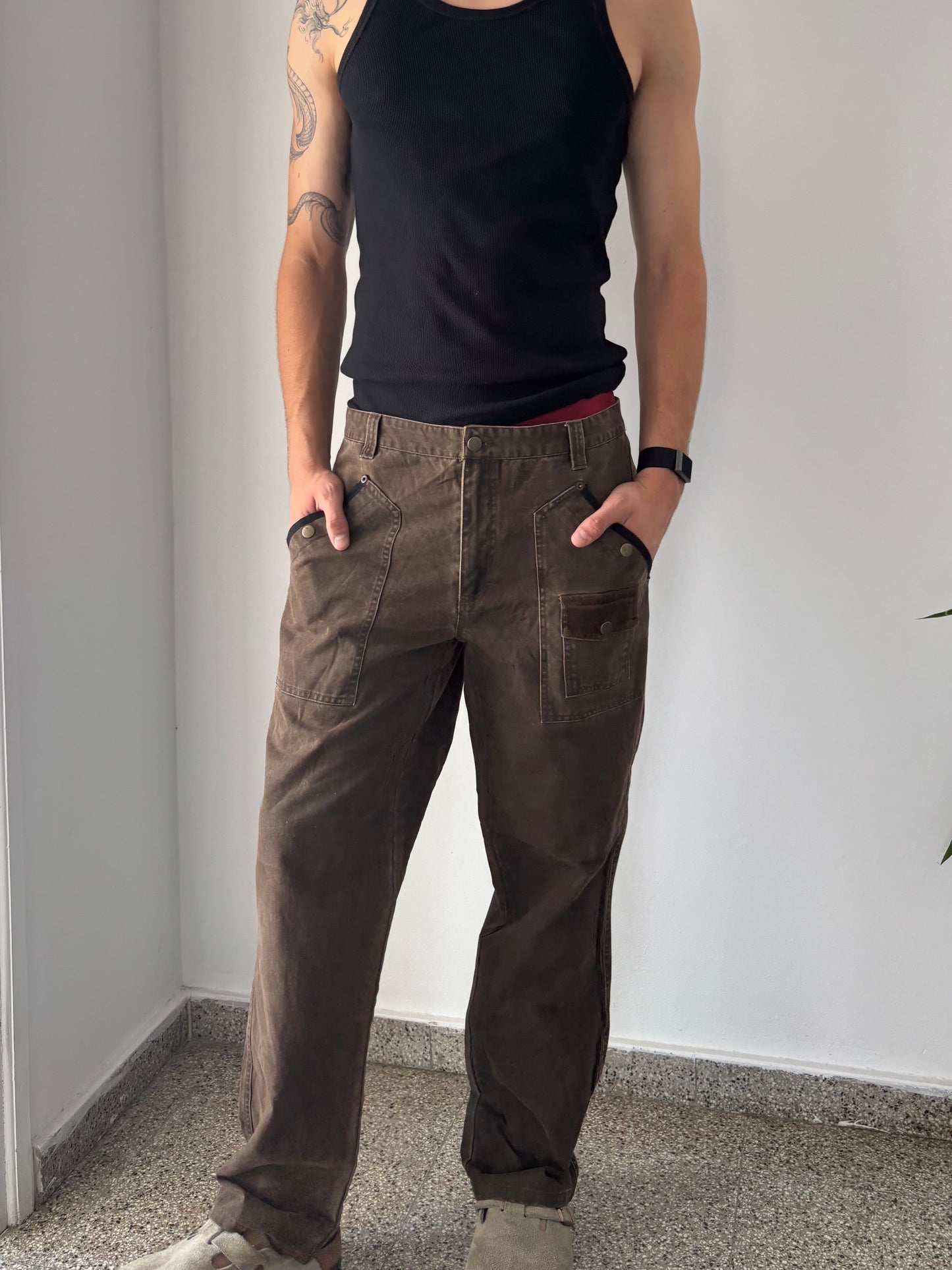 Vintage brown cargo pants