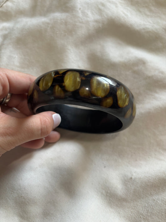 Brown chunky bangle