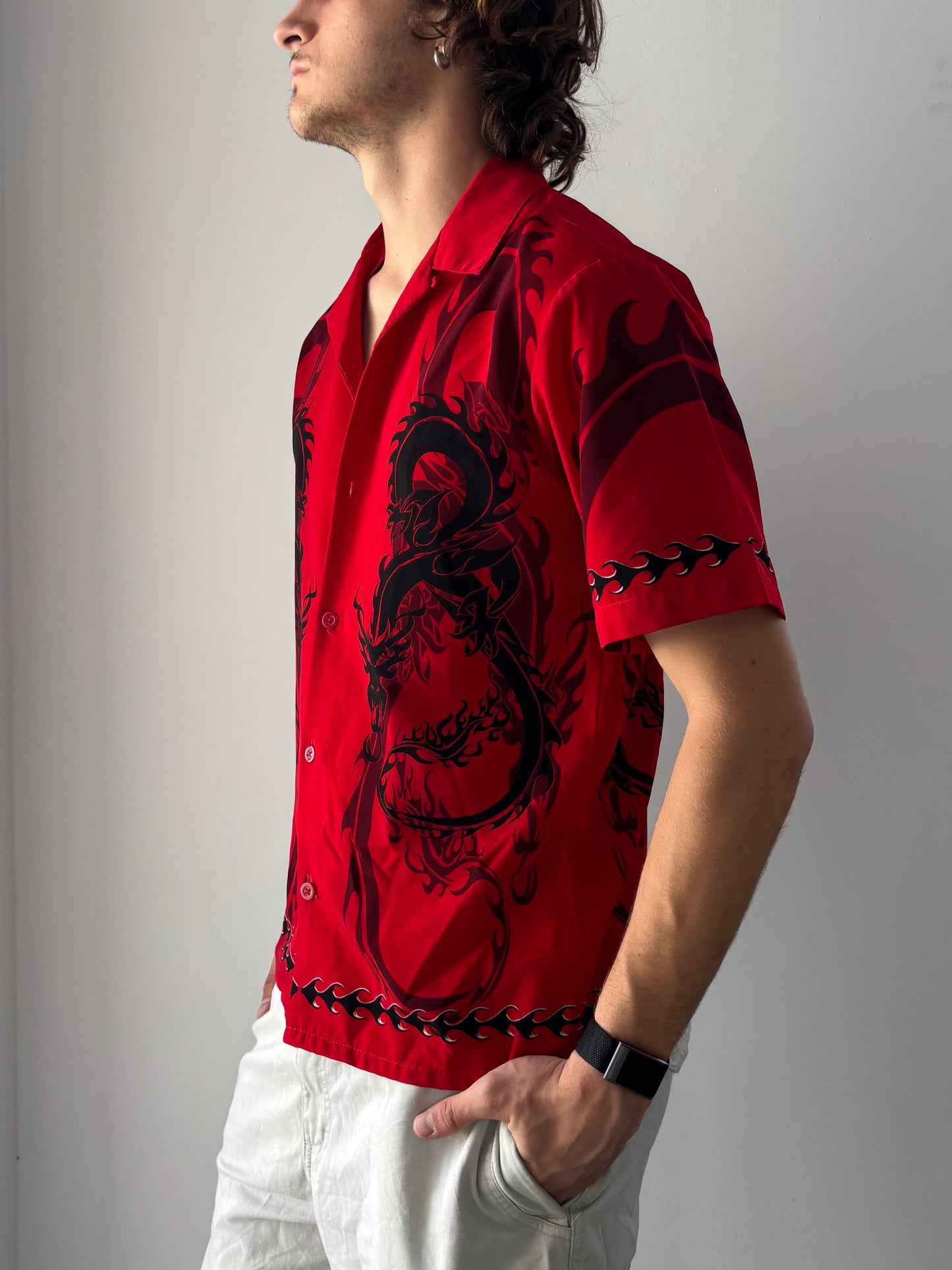 Red & Black dragon shirt