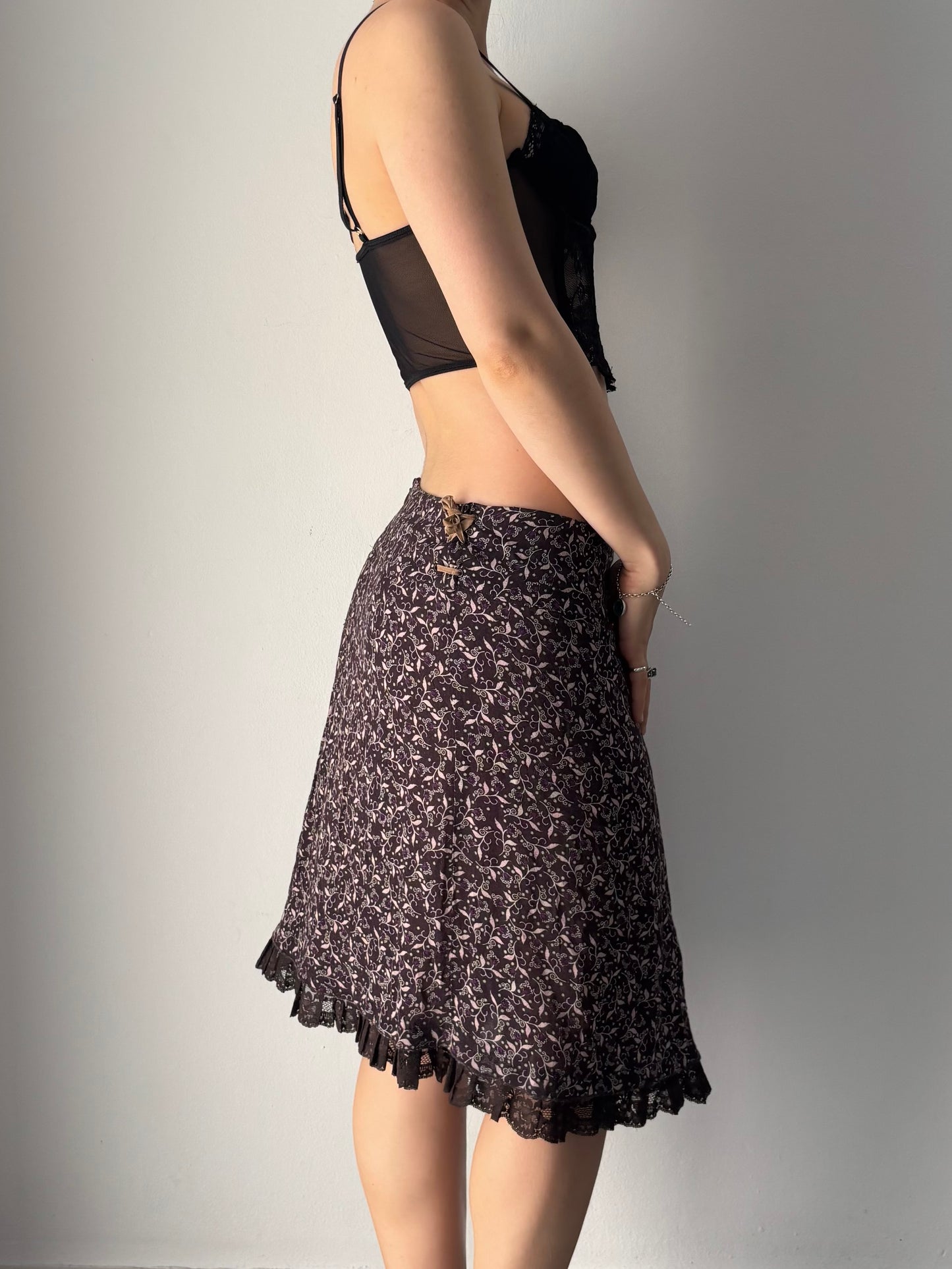 Liu Jo floral midi skirt