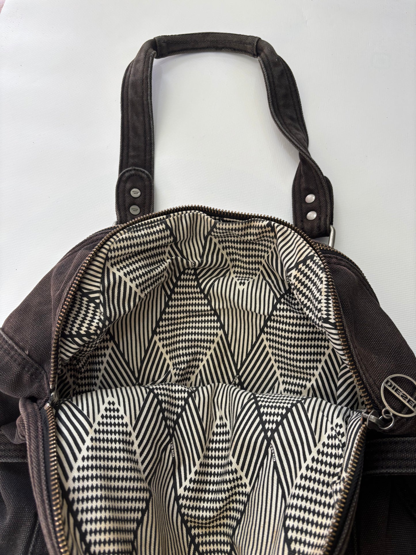 Vintage Diesel canvas bag