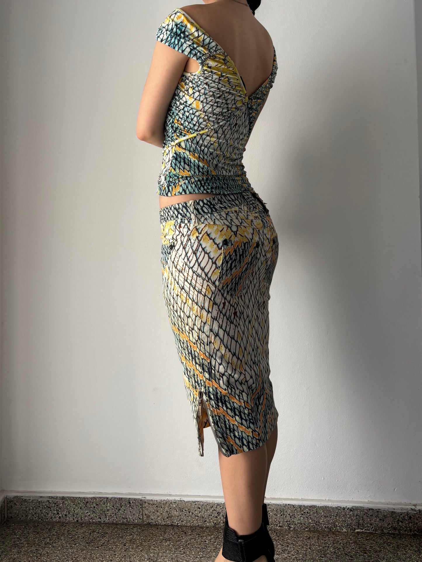 Just Cavalli snake print set