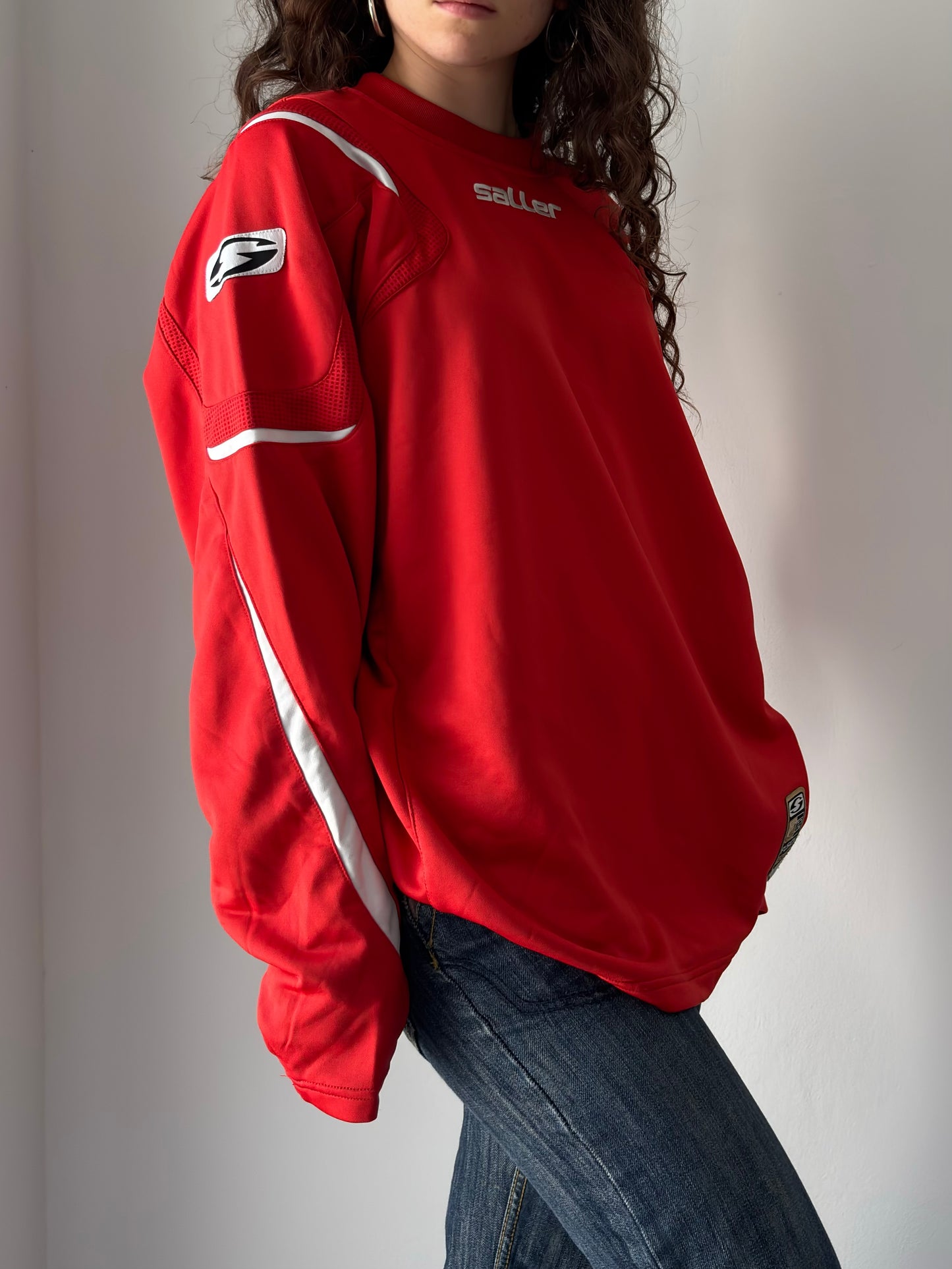Saller red long sleeve jersey