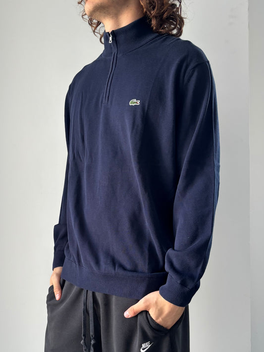 Blue Lacoste dead stock half zip