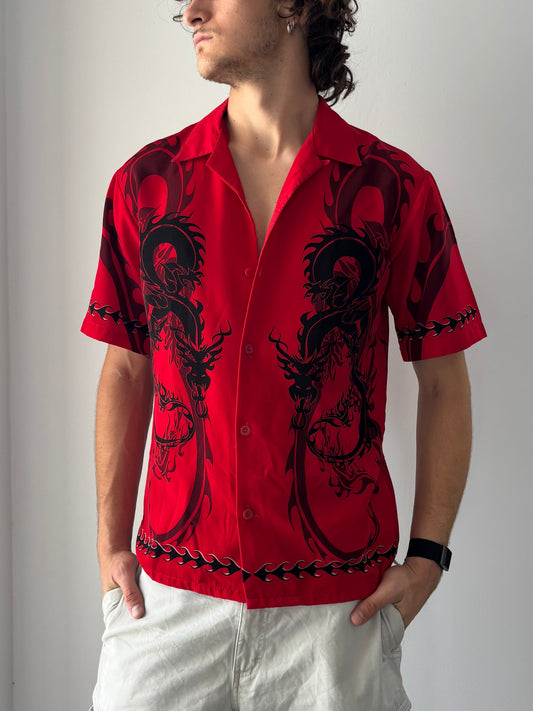 Red & Black dragon shirt