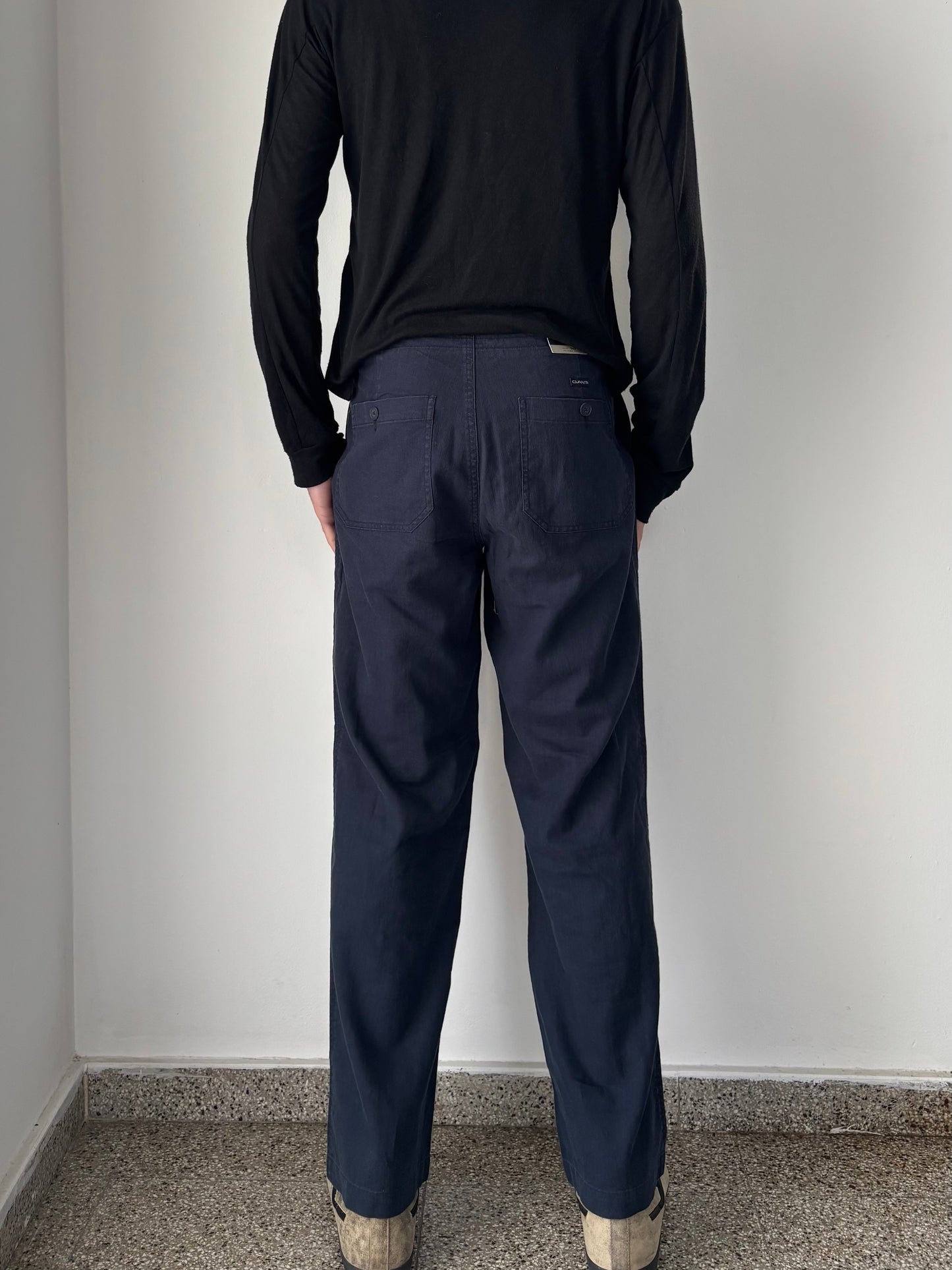 Gant linen blue pants