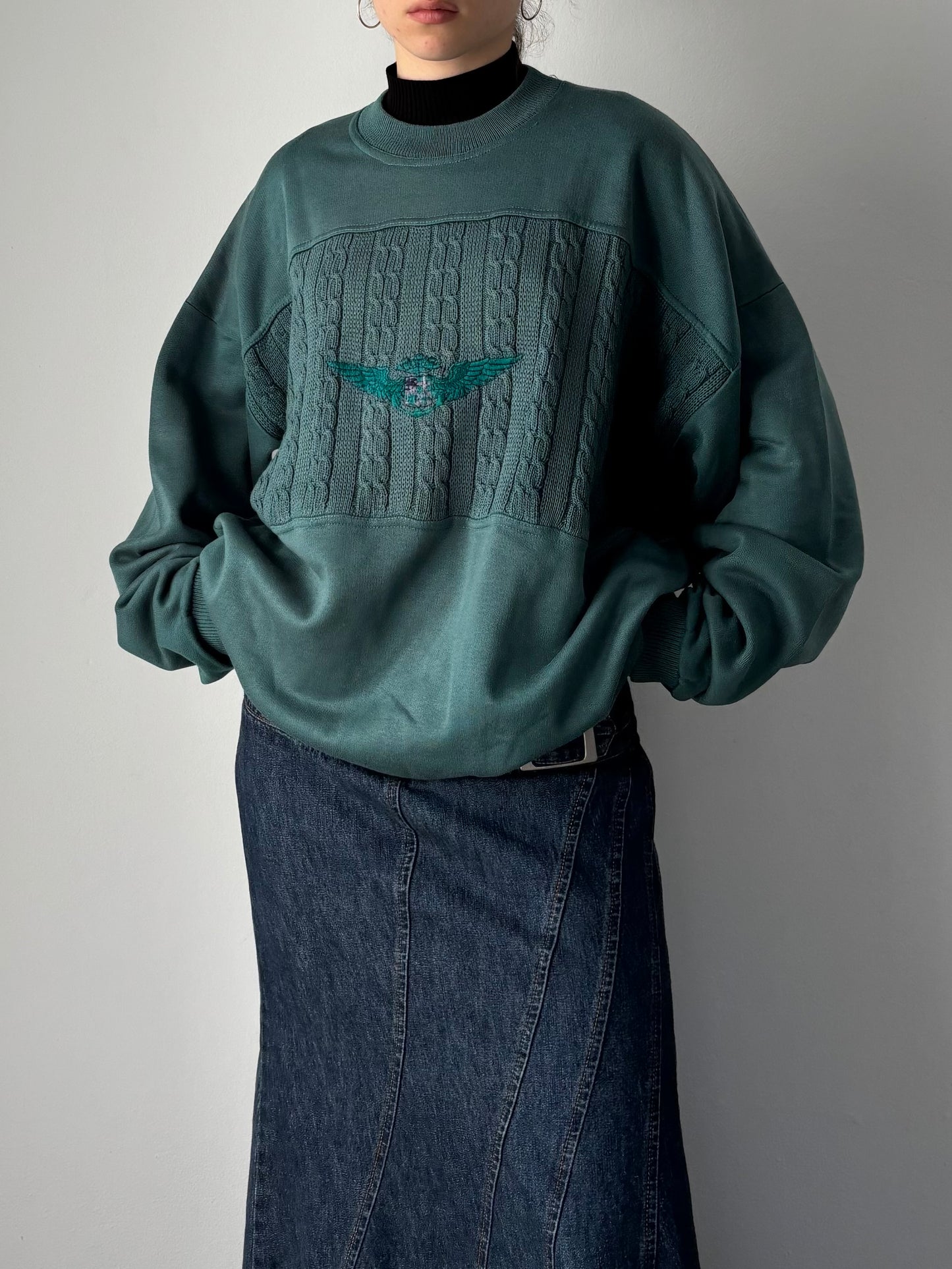 Vintage green sweatshirt