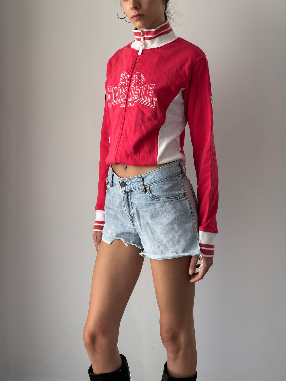 Levis denim mini shorts
