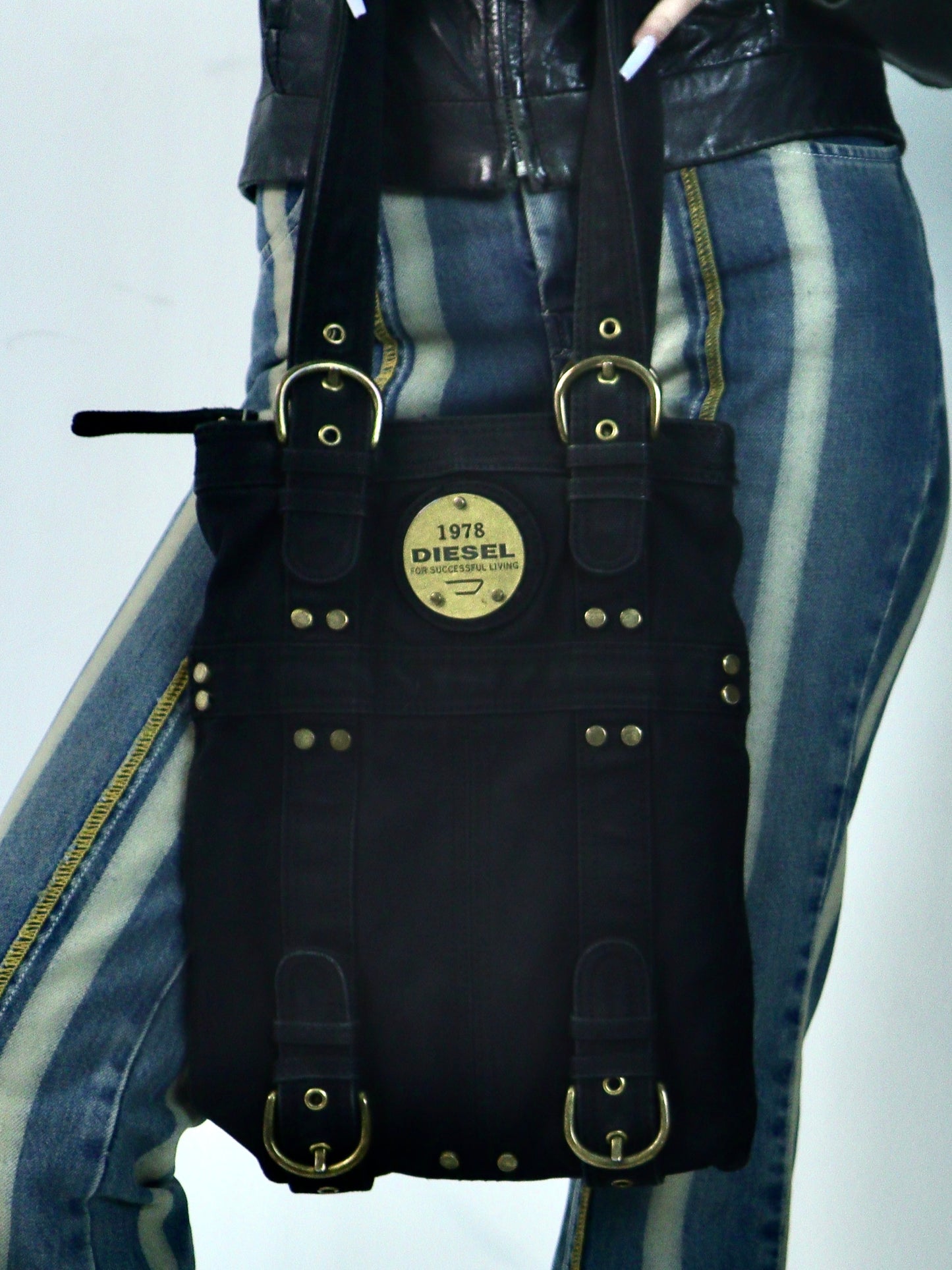 Diesel canvas tote bag