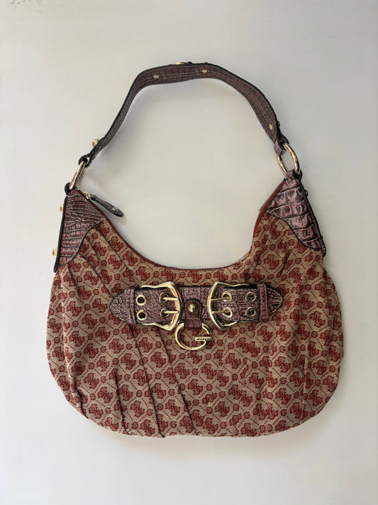 Vintage Guess bag with gold buckles