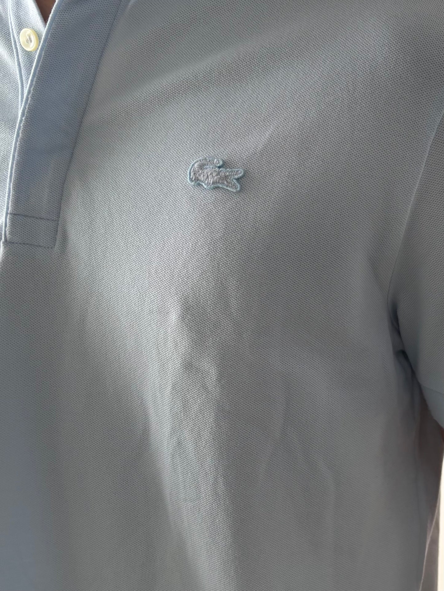 Lacoste baby blue polo shirt