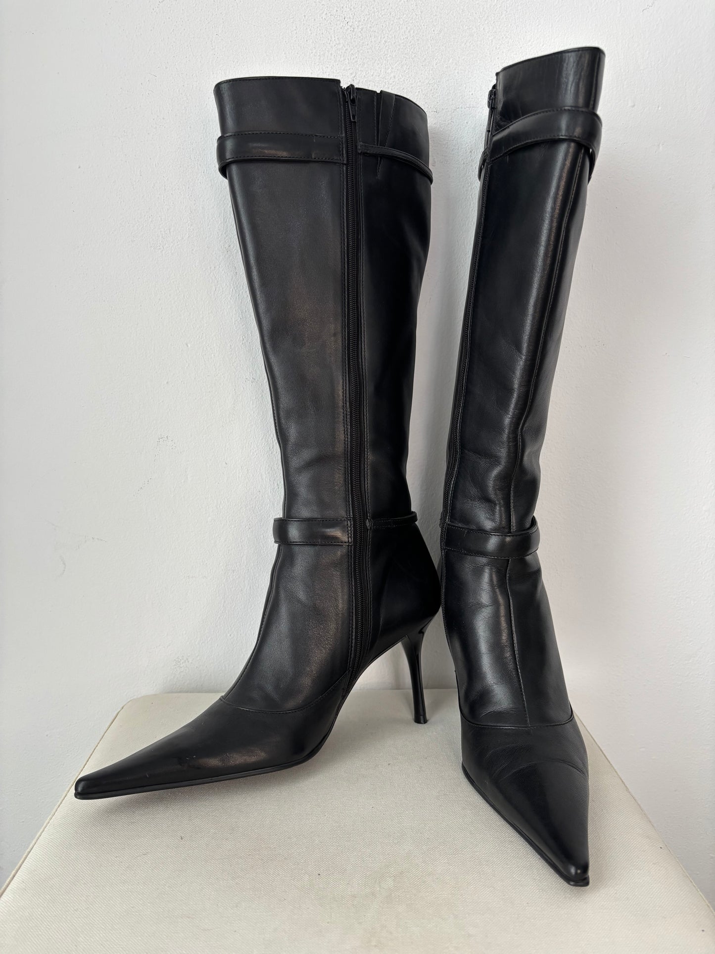 Buffalo London vegan leather boots