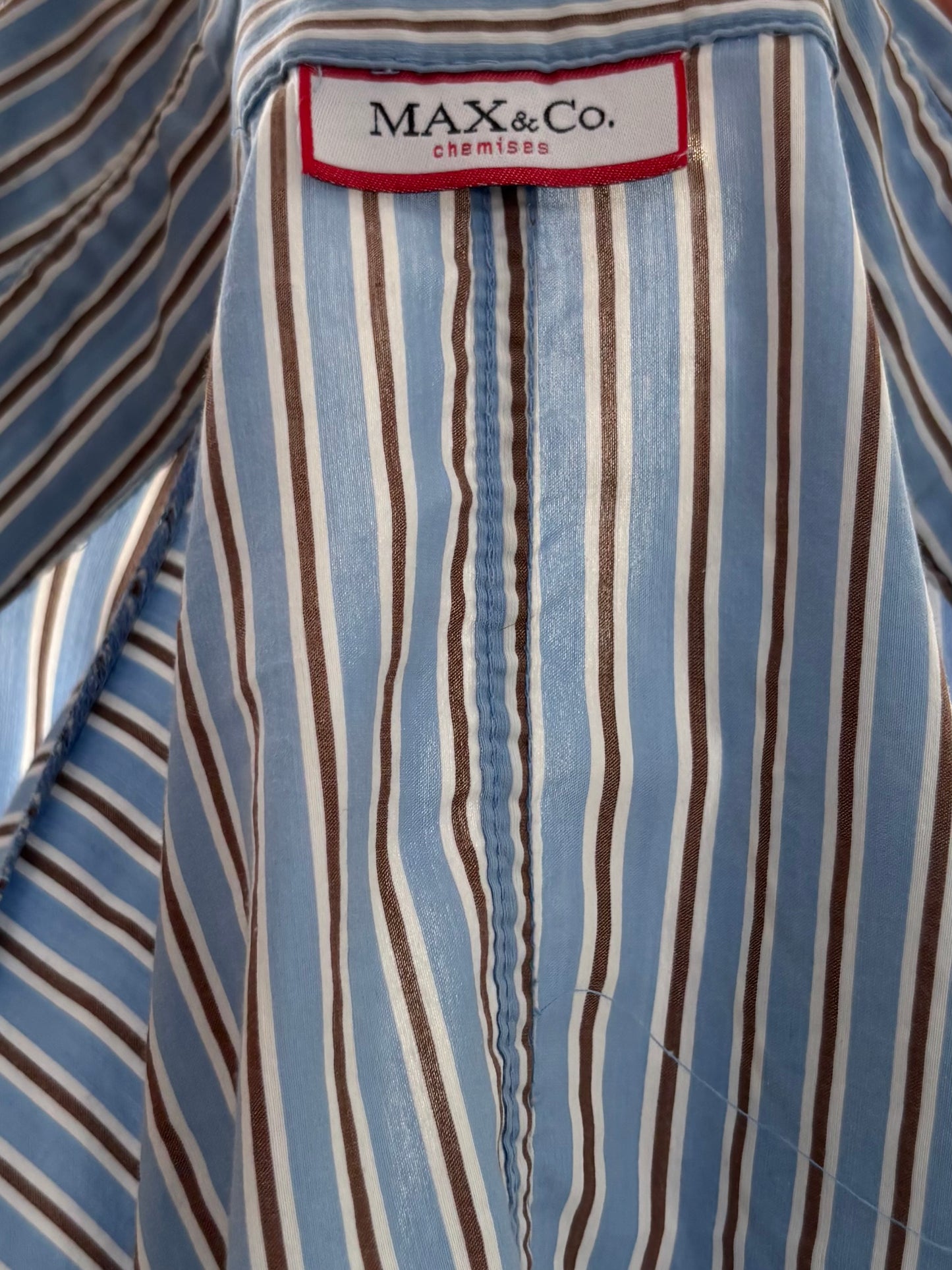 Max & Co stripped button up shirt