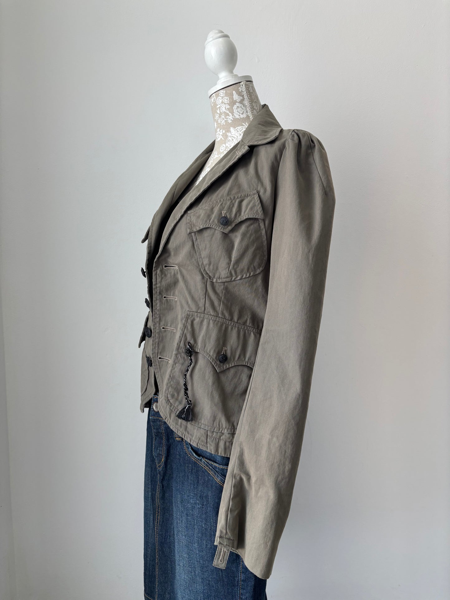 Diesel army green blazer