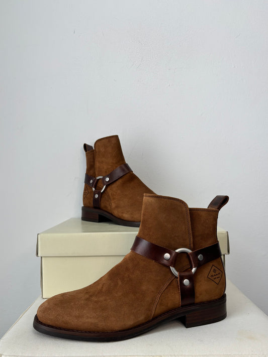 Gant suede boots with buckles