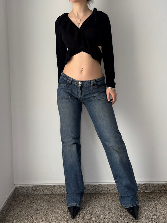 Lacoste low waisted jeans