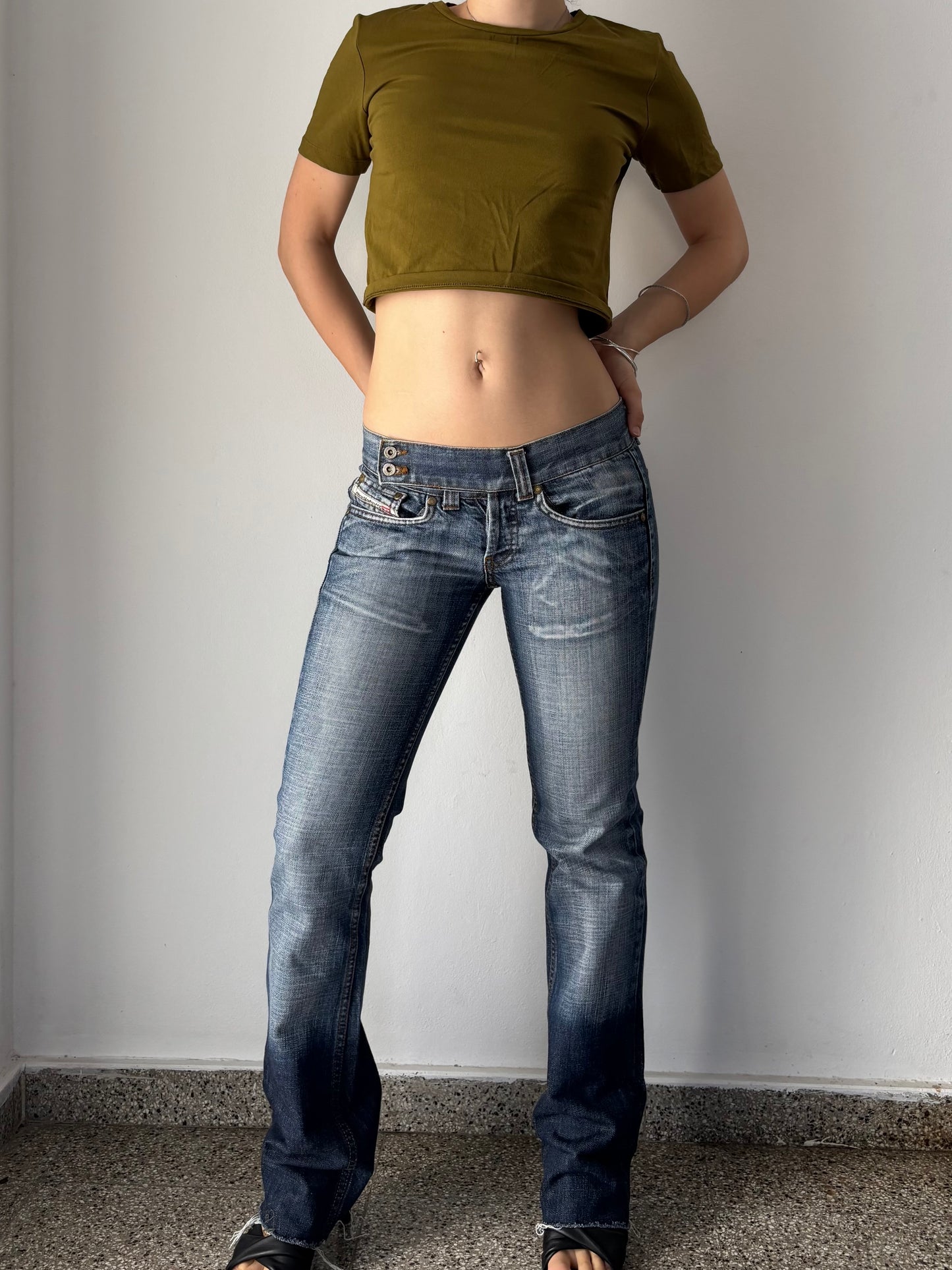 Diesel super low waist jeans