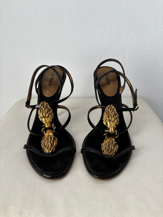 Roberto Cavalli Lion heels