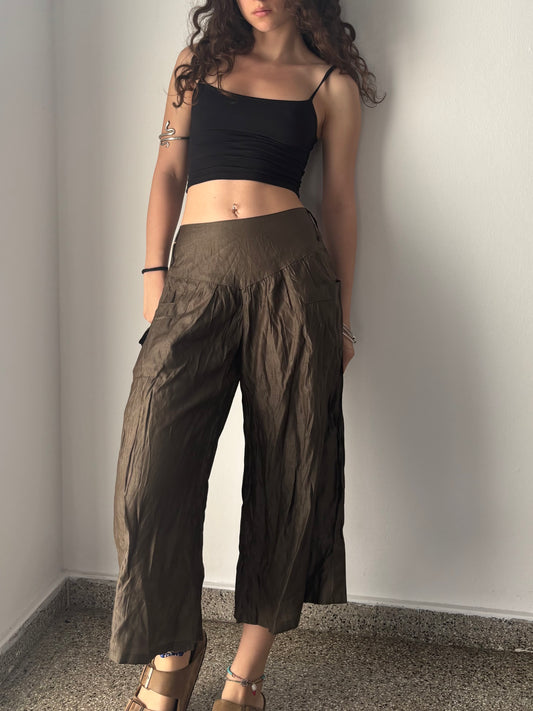 Dead Stock olive green flowy pants